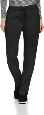 Picture of Grey's Anatomy Womens Spandex Stretch Kim 3 Pocket Logo Waist Cargo Pants (GRSP500)