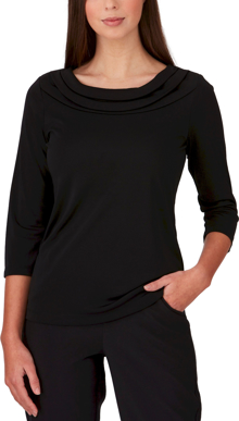Picture of City Collection Eva Knit 3/4 Sleeve Blouse (2226)