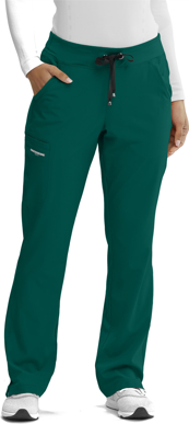 Picture of SKECHERS Scrubs by Barco-SKP505-Ladies Focus Scrub Pant Hunter Green Size (L & M)