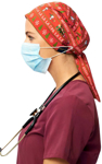 Picture of Dr.Woof Scrubs Peanuts — Christmas Sweater Scrub Cap (SC-001-CSS)