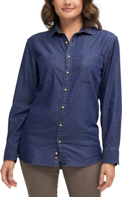 Picture of City Collection Womens  Denim Shirt (CC-2774)