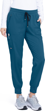 Picture of Grey's Anatomy Womens Spandex Stretch Drawstring Cargo Jogger Pants - Bahama Size S (GRSP537)