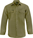 Picture of NCC Apparel Mens Long Sleeve Cotton Drill Shirt (WS3020)
