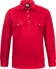 Picture of NCC Apparel Mens Lightweight Long Sleeve Half Placket Cotton Drill Shirt With Contrast Buttons (WS3029)