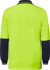 Picture of NCC Apparel Mens Hi Vis Two Tone Long Sleeve Micromesh Polo With Pocket (WSP202)