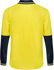 Picture of NCC Apparel Mens Hi Vis Two Tone Long Sleeve Cotton Back Polo With Pocket (WSP402)