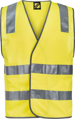 Picture of NCC Apparel Unisex Hi Vis Safety Vest With Shoulder Pattern And CSR Reflective Tape (WV7001)