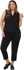 Picture of NNT Uniforms Womens Satin Back Crepe Sleeveless Top - Black (CATUQX-BKP)