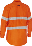 Picture of Bisley Workwear Taped Hi Vis Ripstop FR Vented Shirt - 185 GSM (BS8439T)