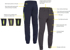 Picture of Bisley Workwear Stretch Ripstop Vented Cuffed Pant (BP6151)
