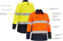 Picture of Bisley Workwear Womens Taped Hi Vis FR Ripstop Vented Shirt - 160 GSM (BL8338T)