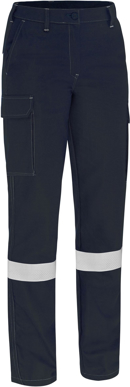 Picture of Bisley Workwear Womens Taped FR Ripstop Cargo Pant - 240 GSM (BPCL8580T)