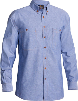 Picture of Bisley Workwear Chambray Shirt (B76407)