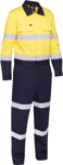 Picture of Bisley Workwear Taped Hi Vis Coverall With Waist Zip Opening (BC6066T)