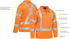 Picture of Bisley Workwear X Taped Hi Vis Drill Jacket With Liquid Repellent Finish (BJ6919XT)