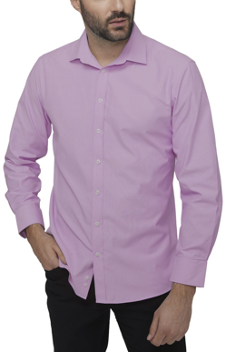 Picture of City Collection Men's Cotton Comfort Shirt (MSH80LS - Pink)