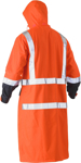 Picture of Bisley Workwear Taped Hi Vis Long Rain Coat (BJ6961T)