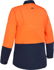 Picture of Bisley Workwear Womens Cool Lightweight Hi Vis Drill Shirt (BL6895)