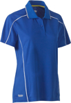 Picture of Bisley Workwear Womens Cool Mesh Polo With Reflective Piping (BKL1425)
