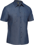 Picture of Bisley Workwear Mens Short Sleeve Denim Work Shirt (BS1602)