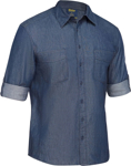 Picture of Bisley Workwear Mens Long Sleeve Denim Work Shirt (BS6602)