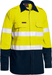 Picture of Bisley Workwear Tencate Tecasafe® Plus 480 Taped Hi Vis Lightweight FR Vented Shirt (BS8237T)