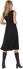Picture of NNT Uniforms Womens Crepe Stretch Sleeveless Dress - Black (CAT69T-BKP)