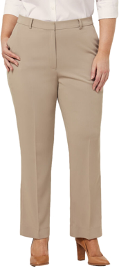 Picture of NNT Uniforms Womens Crepe Stretch Straight Leg Pant - Beige (CAT3YD-BEI)