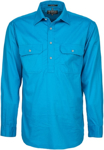 Picture of Ritemate Workwear-Mens Pilbara Closed Front Long Sleeve Shirt (RM200CF)