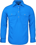 Picture of Ritemate Workwear-Womens Pilbara Closed Front Long Sleeve Shirt (RM300CF)