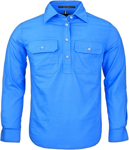 Picture of Ritemate Workwear-Kids Pilbara Closed Front Long Sleeve Shirt (RM400CF)