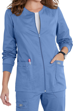 Picture of Cherokee Scrubs Women's Zip Front Warm Up Jacket (CH-4315)