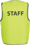 Picture of JB'S Wear Hi Vis Safety Vest - STAFF (6HVS6)