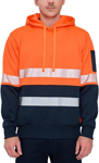 Picture of Australian Industrial Wear Unisex Taped Hi Vis Hoodie (SW88)
