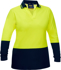 Picture of Bisley Workwear Womens Hi Vis V-Neck Polo (BKL6234)