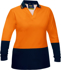 Picture of Bisley Workwear Womens Hi Vis V-Neck Polo (BKL6234)