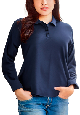 Picture of Biz Collection Action Womens Long Sleeve Polo (P206LL)