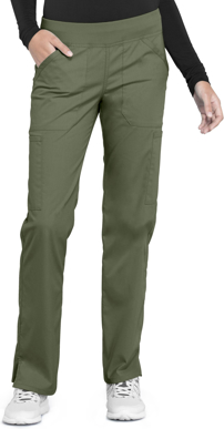 Picture of Cherokee Scrubs Professionals Women's Elastic Waist Mid Rise Straight Leg Pull-on Cargo Petite Pant(CH-WW170P)