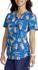 Picture of Cherokee Scrubs Womens Happy As A Quokka V-Neck Print Top (CK652 HAQA)