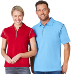 Picture of Stencil Mens Bio Weave Short Sleeve Polo (1033 Stencil)