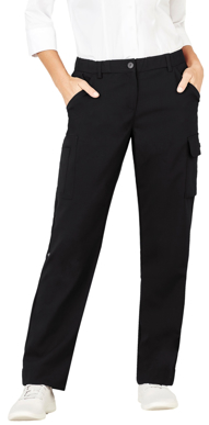 Winning Spirit Women's Poly/Viscose Stretch Flexi Waist Utility Pants- –  Uniform Wholesalers