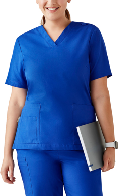 Healing Hands Scrub - Women's Journey Camo Solid Top – Scrubs Uniforms