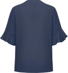 Picture of Biz Corporates Womens Aria Fluted Sleeve Blouse (RB966LS)