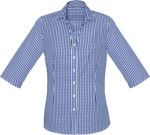 Picture of Biz Corporates Womens Springfield 3/4 Sleeve Shirt (43411)