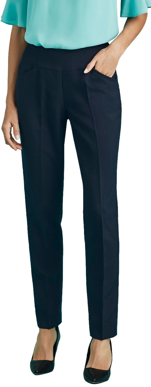 Picture of Biz Corporates Womens Cool Stretch Bandless Slim Leg Pant (10121)