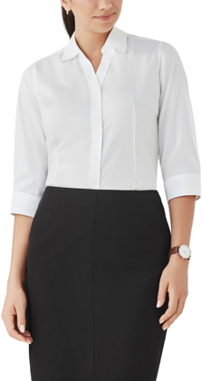 Picture of Biz Corporates Womens Hudson 3/4 Sleeve Shirt (40311)