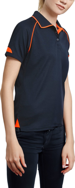 Picture of Biz Collection Womens Fusion Short Sleeve Polo (P29022)
