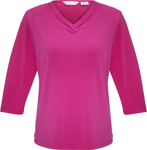 Picture of Biz Collection Womens Lana 3/4 Sleeve Top (K819LT)
