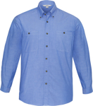 Picture of Biz Collection Mens Chambray Long Sleeve Shirt (SH112)