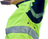 Picture of Bisley Workwear Womens Taped Two Tone Hi Vis Soft Shell Jacket (BJL6059T)